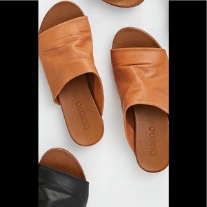 Free People shore thing slides, black, size 10